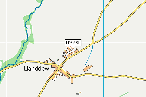 LD3 9RL map - OS VectorMap District (Ordnance Survey)