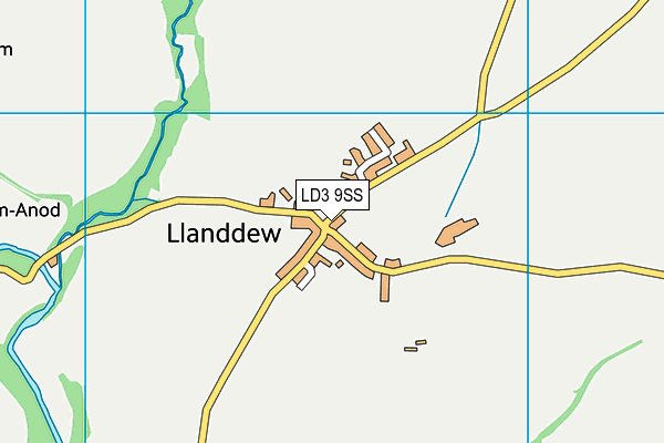 LD3 9SS map - OS VectorMap District (Ordnance Survey)
