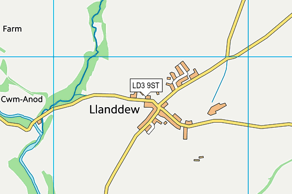 LD3 9ST map - OS VectorMap District (Ordnance Survey)