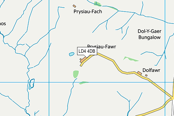 LD4 4DB map - OS VectorMap District (Ordnance Survey)