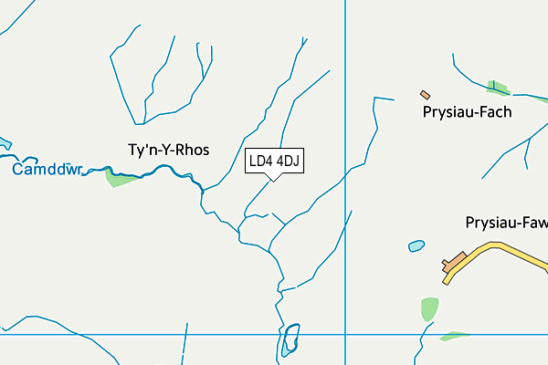 LD4 4DJ map - OS VectorMap District (Ordnance Survey)