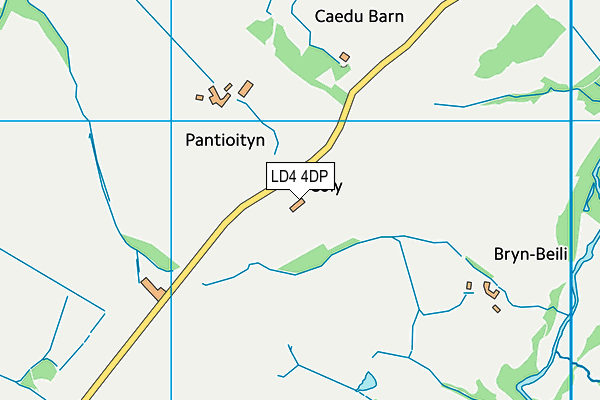 LD4 4DP map - OS VectorMap District (Ordnance Survey)