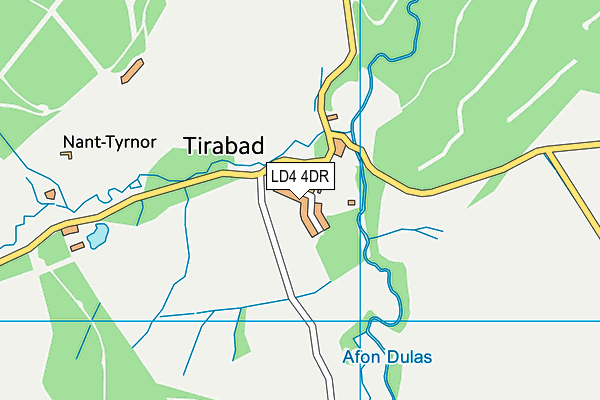 LD4 4DR map - OS VectorMap District (Ordnance Survey)