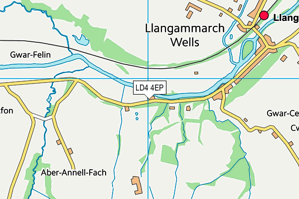 LD4 4EP map - OS VectorMap District (Ordnance Survey)