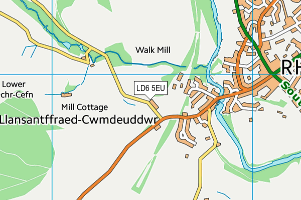 LD6 5EU map - OS VectorMap District (Ordnance Survey)