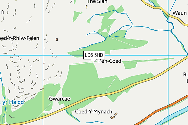 LD6 5HD map - OS VectorMap District (Ordnance Survey)