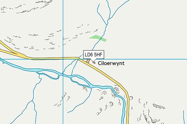 LD6 5HF map - OS VectorMap District (Ordnance Survey)