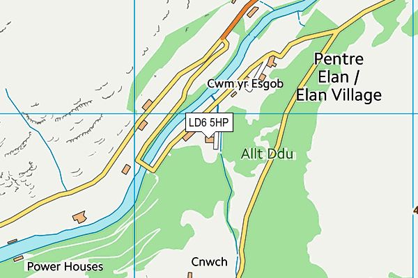 LD6 5HP map - OS VectorMap District (Ordnance Survey)