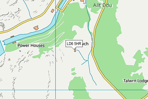 LD6 5HR map - OS VectorMap District (Ordnance Survey)