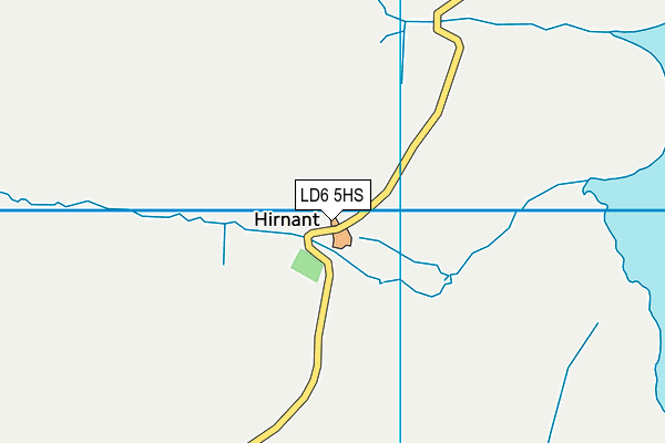 LD6 5HS map - OS VectorMap District (Ordnance Survey)