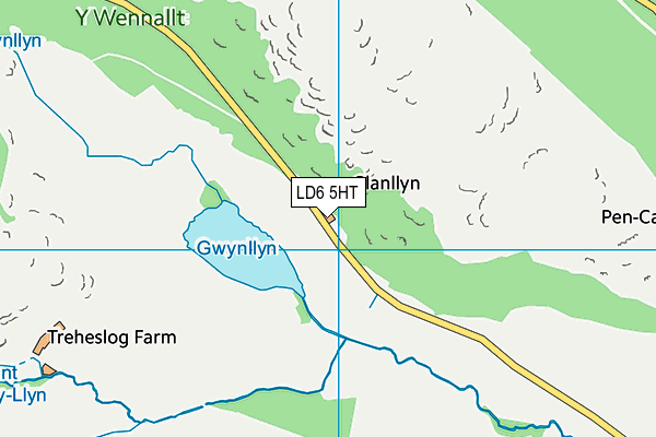 LD6 5HT map - OS VectorMap District (Ordnance Survey)