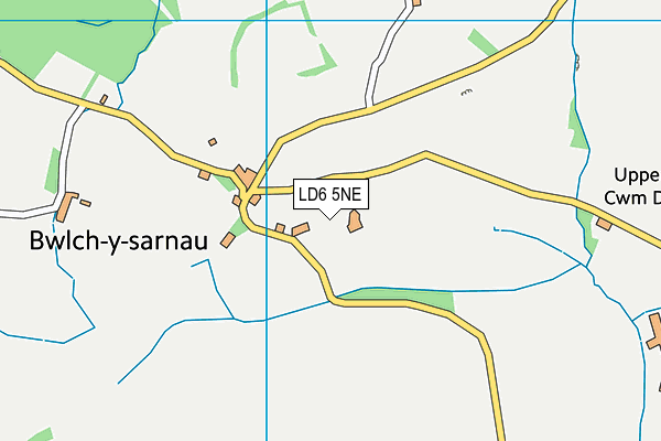 LD6 5NE map - OS VectorMap District (Ordnance Survey)