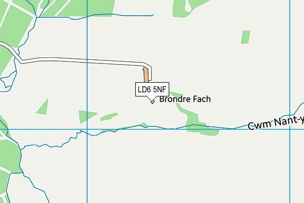 LD6 5NF map - OS VectorMap District (Ordnance Survey)