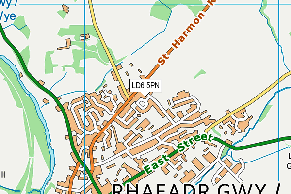 LD6 5PN map - OS VectorMap District (Ordnance Survey)