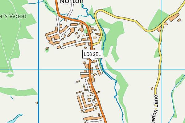 LD8 2EL map - OS VectorMap District (Ordnance Survey)