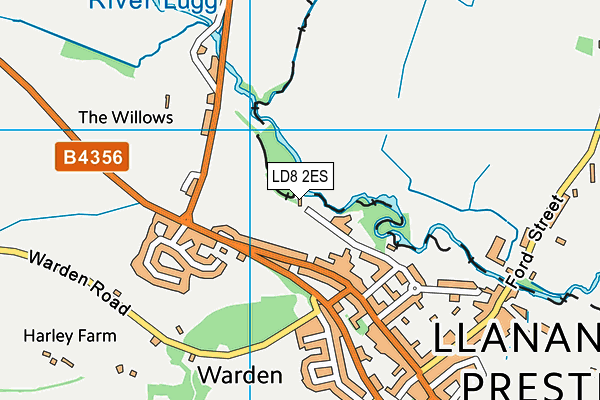 LD8 2ES map - OS VectorMap District (Ordnance Survey)