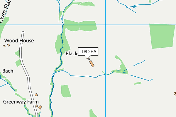 LD8 2HA map - OS VectorMap District (Ordnance Survey)