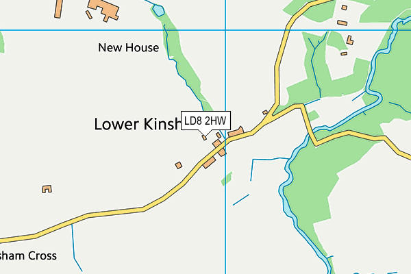 LD8 2HW map - OS VectorMap District (Ordnance Survey)