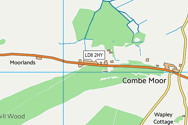 LD8 2HY map - OS VectorMap District (Ordnance Survey)
