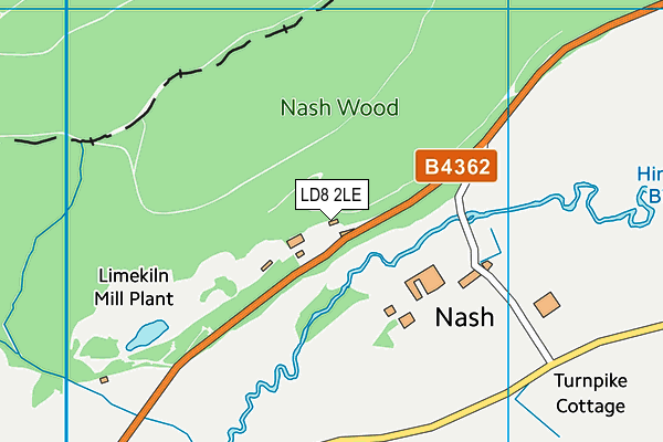 LD8 2LE map - OS VectorMap District (Ordnance Survey)