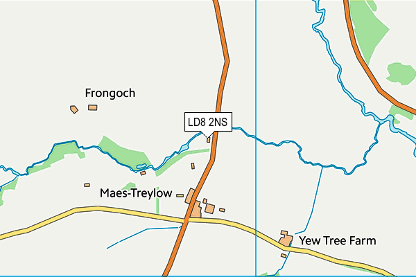 LD8 2NS map - OS VectorMap District (Ordnance Survey)