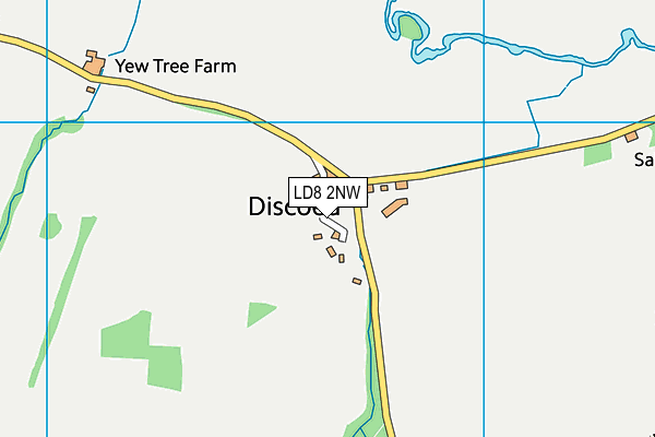 LD8 2NW map - OS VectorMap District (Ordnance Survey)
