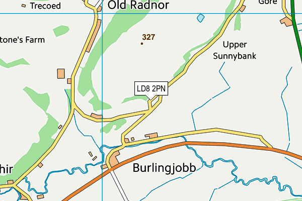 LD8 2PN map - OS VectorMap District (Ordnance Survey)