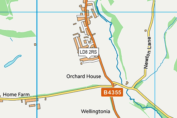 LD8 2RS map - OS VectorMap District (Ordnance Survey)