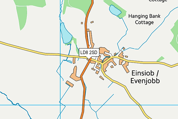 LD8 2SD map - OS VectorMap District (Ordnance Survey)