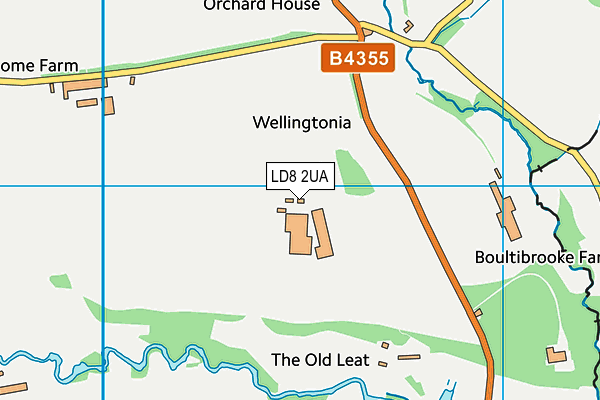 LD8 2UA map - OS VectorMap District (Ordnance Survey)