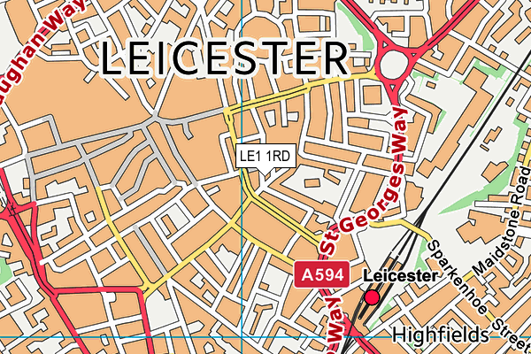 Map of SCOTTS OF LEICESTER LIMITED at district scale