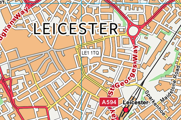 Map of CITY WATCH - LEICESTER AGAINST CRIME LIMITED at district scale