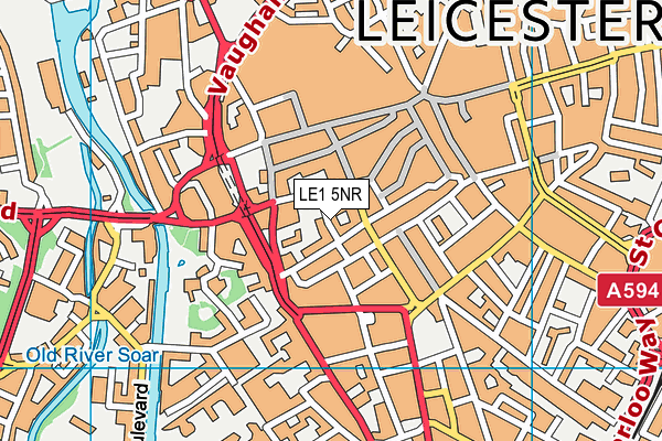 Map of KIBWORTH TRUSTEE SERVICES LIMITED at district scale