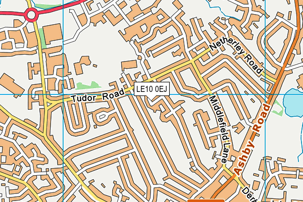 LE10 0EJ map - OS VectorMap District (Ordnance Survey)