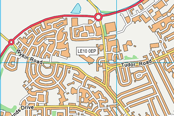 Redmoor Academy map (LE10 0EP) - OS VectorMap District (Ordnance Survey)