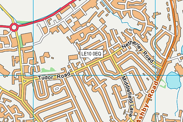 LE10 0EQ map - OS VectorMap District (Ordnance Survey)
