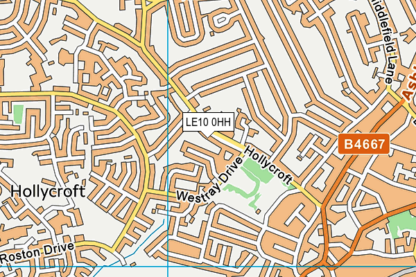 LE10 0HH map - OS VectorMap District (Ordnance Survey)
