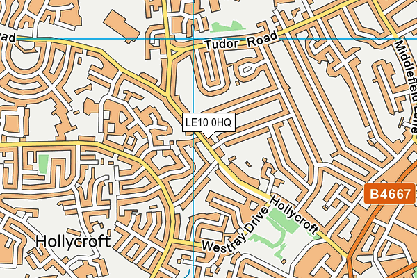 LE10 0HQ map - OS VectorMap District (Ordnance Survey)