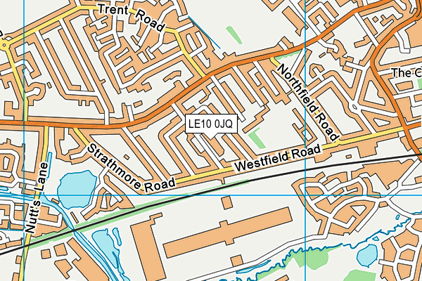 LE10 0JQ map - OS VectorMap District (Ordnance Survey)