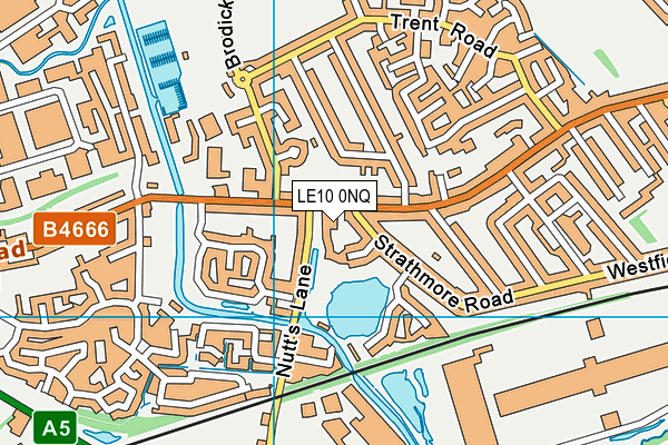 LE10 0NQ map - OS VectorMap District (Ordnance Survey)