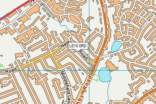 LE10 0RD map - OS VectorMap District (Ordnance Survey)