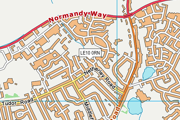 LE10 0RN map - OS VectorMap District (Ordnance Survey)