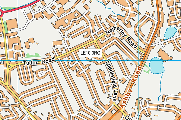 LE10 0RQ map - OS VectorMap District (Ordnance Survey)