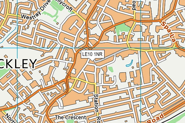 LE10 1NR map - OS VectorMap District (Ordnance Survey)