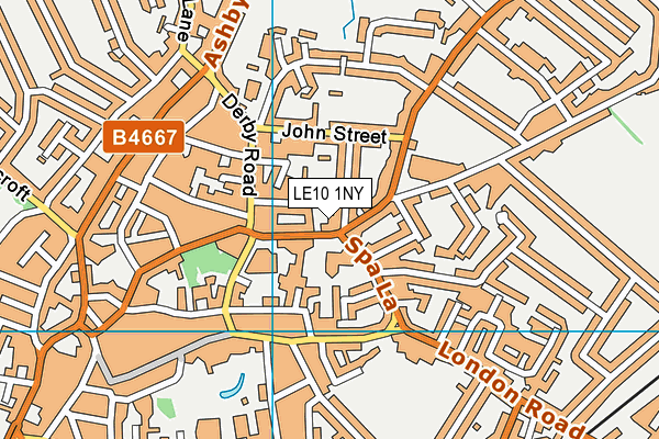 LE10 1NY map - OS VectorMap District (Ordnance Survey)