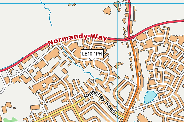 LE10 1PH map - OS VectorMap District (Ordnance Survey)