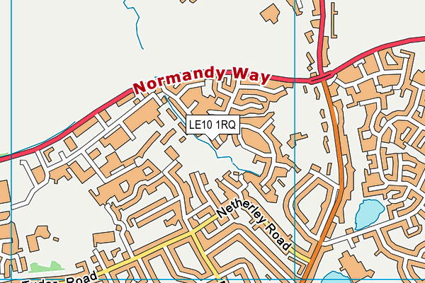 LE10 1RQ map - OS VectorMap District (Ordnance Survey)