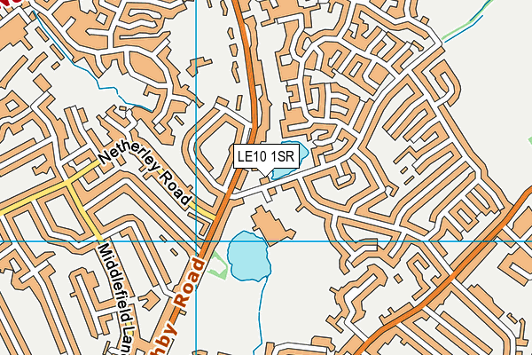 LE10 1SR map - OS VectorMap District (Ordnance Survey)