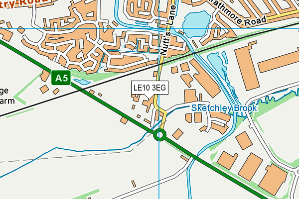 Hammond Park map (LE10 3EG) - OS VectorMap District (Ordnance Survey)