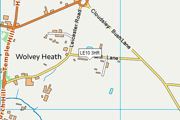 LE10 3HR map - OS VectorMap District (Ordnance Survey)